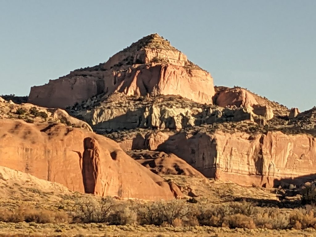Rock formation in New Mexico. 