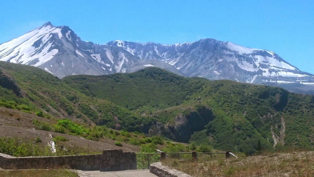Mt. St. Helens, a volcano in Washington state.